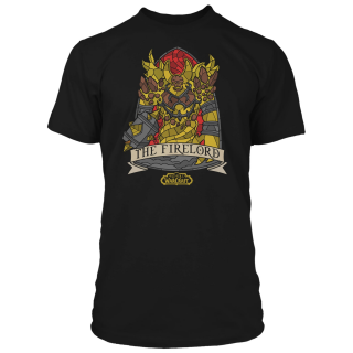 World of Warcraft Ragnaros Stained Glass Premium T-Shirt - Größe S