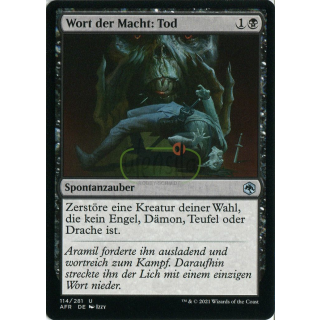 Wort der Macht: Tod