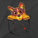 World of Warcraft Molten Corgi In My Pocket Premium T-Shirt M