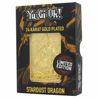 Yu-Gi-Oh! Limited Edition 24K Gold Plated Collectible - Stardust Dragon