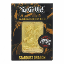 Yu-Gi-Oh! Limited Edition 24K Gold Plated Collectible - Stardust Dragon