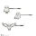 Harry Potter - Haarspange Hedwig™ 3er Set