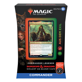 Commander Legends: Schlacht um Baldurs Gate Commander Deck Aus dem Exil - deutsch