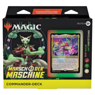 Marsch der Maschine Commander-Deck Ruf nach Unterstützung - DE