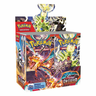 Pokémon - Karmesin & Purpur 03 Obsidian Flammen - Booster Display (36 Booster) - deutsch