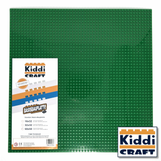 Kiddicraft Baseplate 50 x 50 Noppen (40 x 40cm) Grün