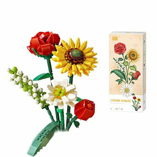 LOZ - Blumen: Rose, Sonnenblume, Gerbera (mini blocks)