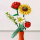 LOZ - Blumen: Rose, Sonnenblume, Gerbera (mini blocks)