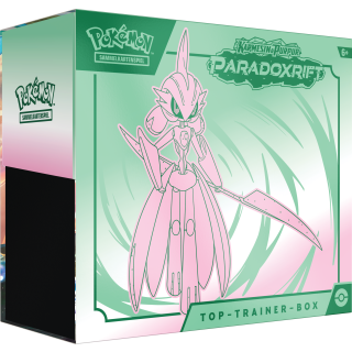 Pokémon - Karmesin & Purpur 04 – Paradoxrift Top Trainer Box Eisenkrieger - deutsch