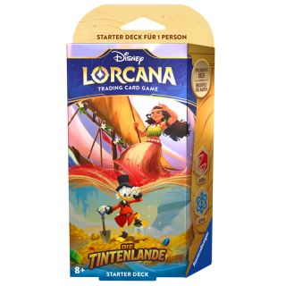 Disney Lorcana: Die Tintenlande - Starter Deck - Vaiana und Dagobert Duck - DE