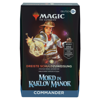 Mord in Karlov Manor - Commander-Deck - Dreiste Schuldzuweisung - deutsch