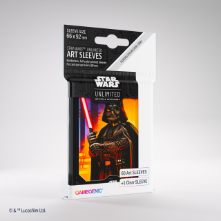 Star Wars: Unlimited Art Sleeves - Darth Vader (60 Kartenhüllen)