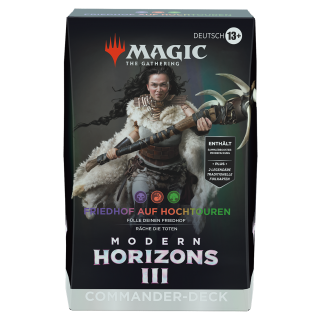 Modern Horizons 3 - Commander-Deck - Friedhof auf Hochtouren - deutsch