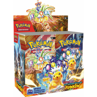 Pokémon - Karmesin & Purpur 08 - Stürmische Funken - Booster-Display (36 Booster) - deutsch